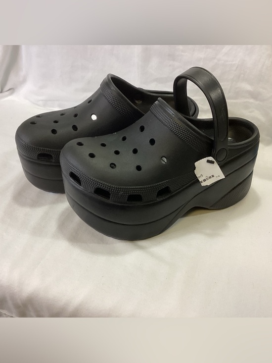 The Unbranded Brand Shoes - NWT Platform Clog Mules with Back Strap - Black SZ Ladies 9